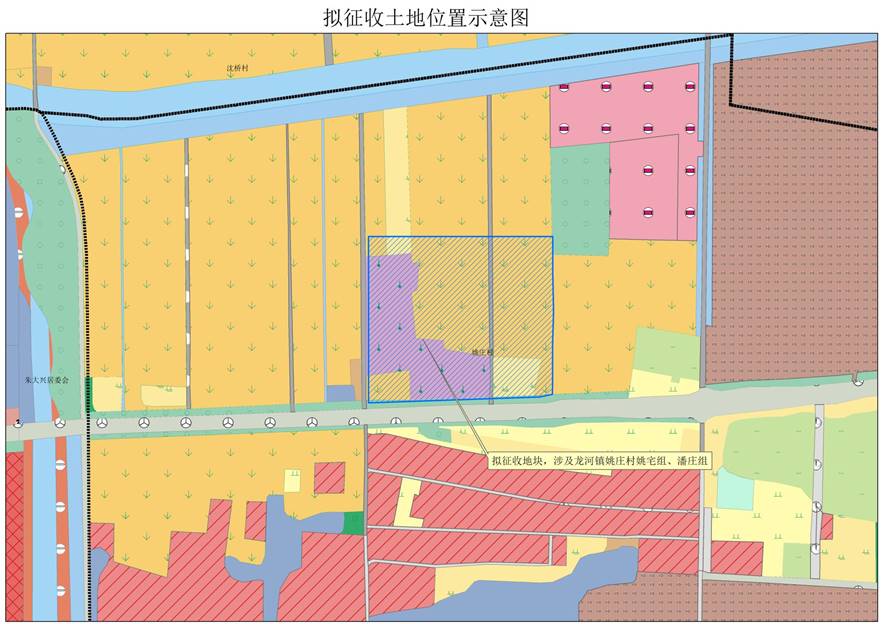 拟征收土地位置示意图
