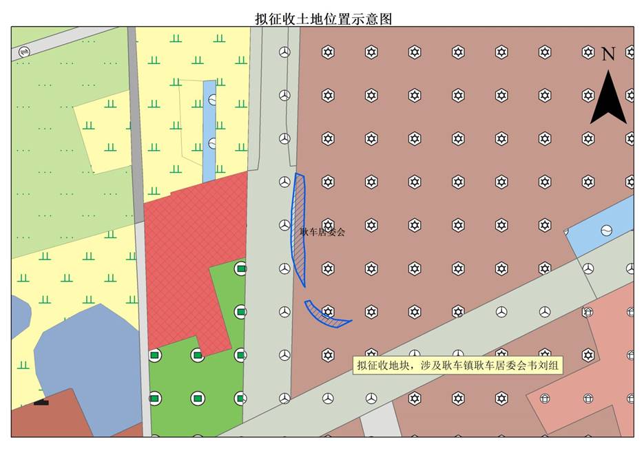 耿车激光小镇绿化带（科苑路夹角）示意图