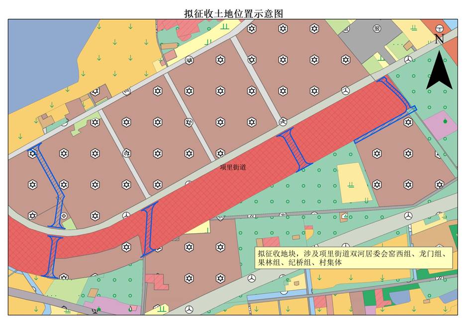 财贸内部道路示意图