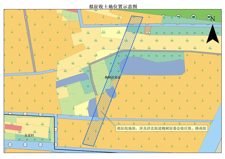 金港小区西侧道路示意图
