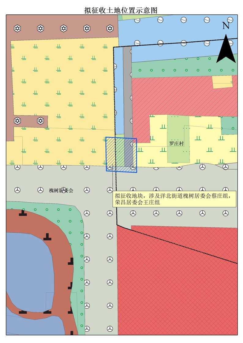 天仙街项目出入口示意图